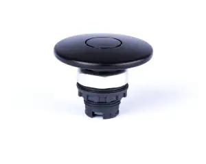 Mushroom button head, 60 mm, momentary, without printing, black