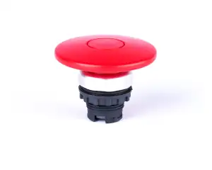 Mushroom button head, 60 mm, momentary, without printing, red