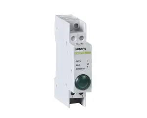 Ενδεικτική λυχνία LED μονή πράσινη 230V