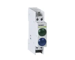 Ενδεικτική λυχνία LED διπλή πράσινη - μπλε 230V
