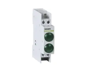 Signal lamp, 230V AC/DC, 2 green LED