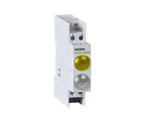 Ενδεικτική λυχνία LED διπλή κίτρινη - λευκή 230V