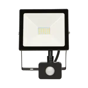 ALLED LED floodlight with PIR motion sensor 20W, 1600lm, IP44, 4000K, Alu+glass
