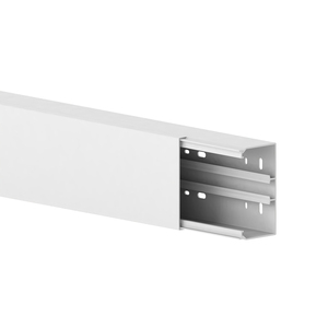 Installation trunking FB 60x110-9010, PVC, with base perforation, pure white