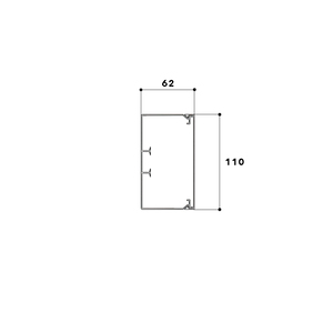 FB 60mmx110mm κανάλι με κάλυμμα Φωτογραφία 3