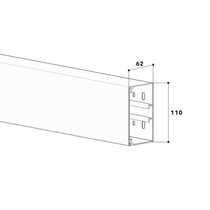 FB 60mmx110mm κανάλι με κάλυμμα Φωτογραφία 4