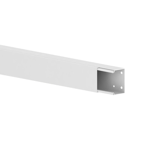 Installation trunking LF 40060-9010, PVC, with base perforation, pure white