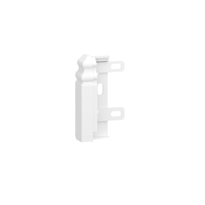 End-piece left 4D 20x80BP-9010, plastic hf, white