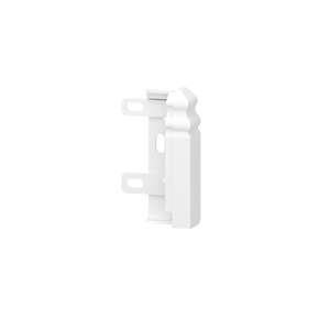 End-piece right 4D 20x80BP-9010, plastic hf, white