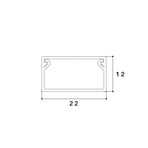 Mini 10x22 κανάλι με κάλυμμα Φωτογραφία 3