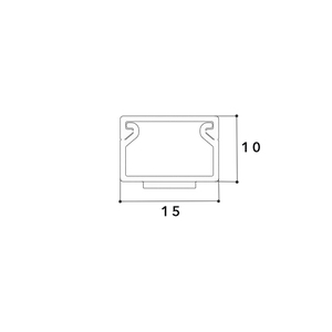 Mini 10x15 κανάλι με κάλυμμα Φωτογραφία 3