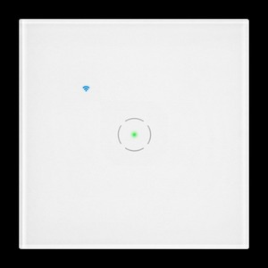 Εντοιχιζόμενος διακόπτης Tuya Smart Wi-Fi 1 θέσης, λευκός