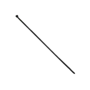 Cable tie, black color, UV-resistant, 7.5mm wide, 500mm long, 25 pcs.