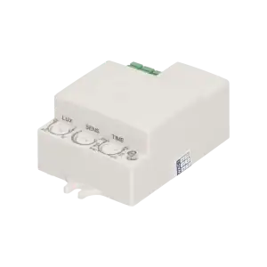 Αισθητήρας microwave για φορτίο έως 1200W εσωτερικού χώρου (IP20). Έχει εύρος γωνίας 360o και ευαισθησία έως 2000lux . Λειτουργεί με LED φωτισμό 10sec - 12min 1-8m 545 / 25 / 394