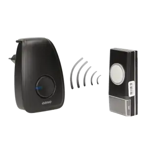 OPERA AC wireless doorbell, 230V with learning system