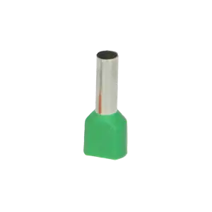 Ακροχιτώνιο διπλό πράσινο 6mm² (100τμχ)
