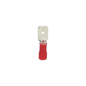 Insulated blade terminal, max. section 1mm², width: 6.3mm, blister pack: 10szt