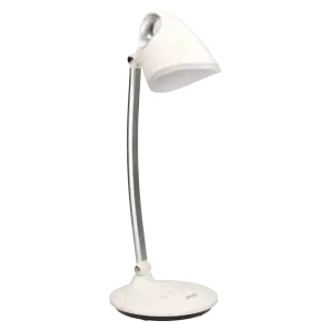 KALCYT LED γραφείου με dimmer και λειτουργία με κουμπί για χαμηλό φωτισμό για διάρκεια 30" 6W 300lm 4000K Ø176 / 470 Λευκό