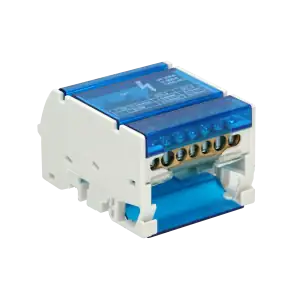 4-row power distribution block, 7 cables