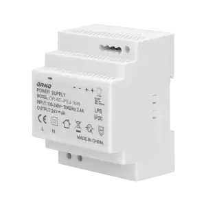 DIN rail power adaptor  24VDC, 4A, 100W, width: 4 units