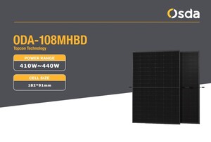 Φωτοβολταϊκό πάνελ OSDA 440W Bifacial Full Black