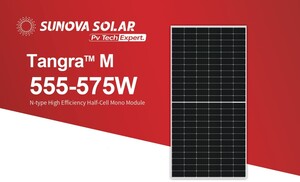 Photovoltaic panel SUNOVA TANGRA M 575 72MDH 575Wp n-type 2278 x 1134 x 30 mm